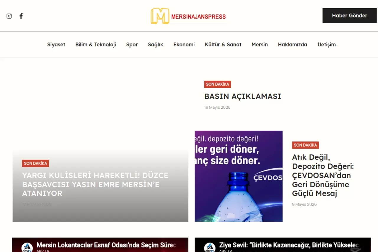 Mersin Ajans Press Desktop