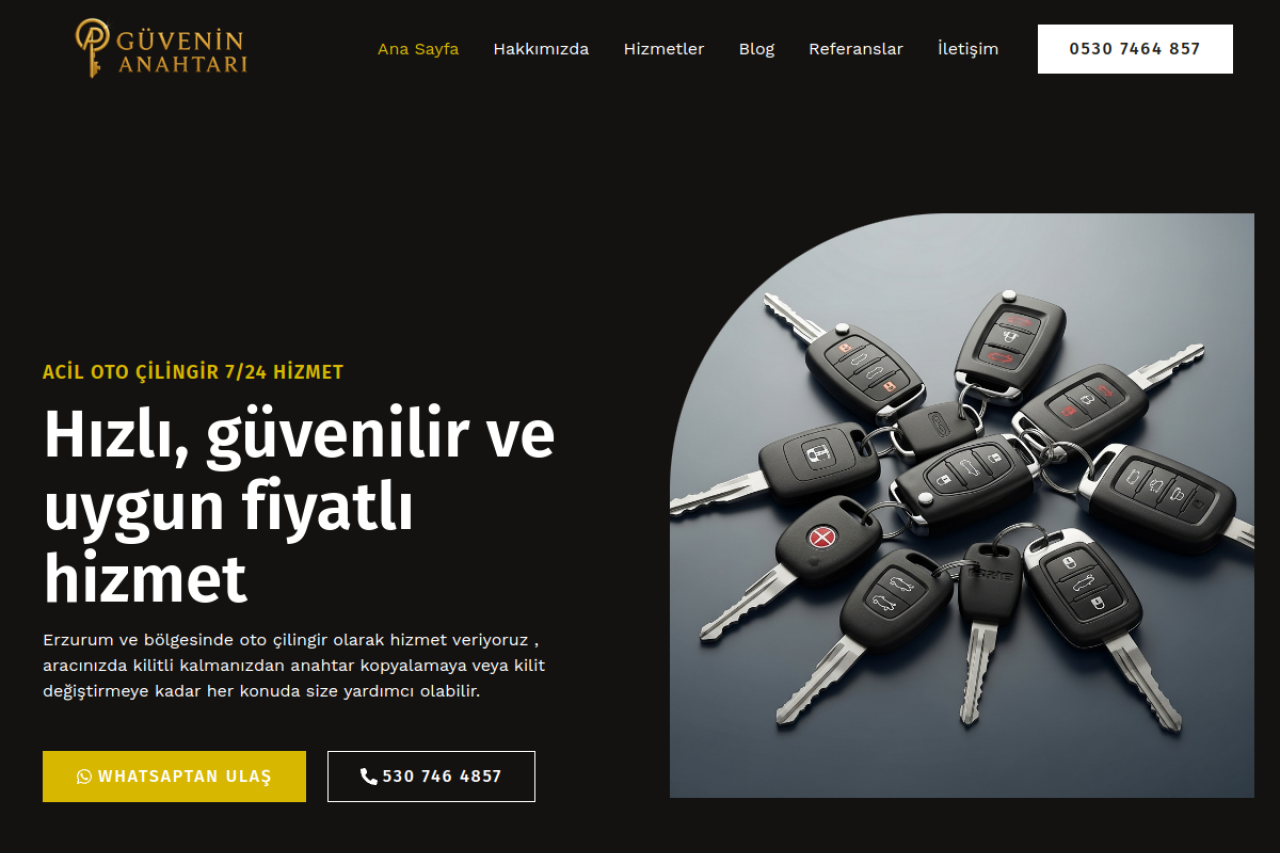 Erzurum Çilingir Desktop
