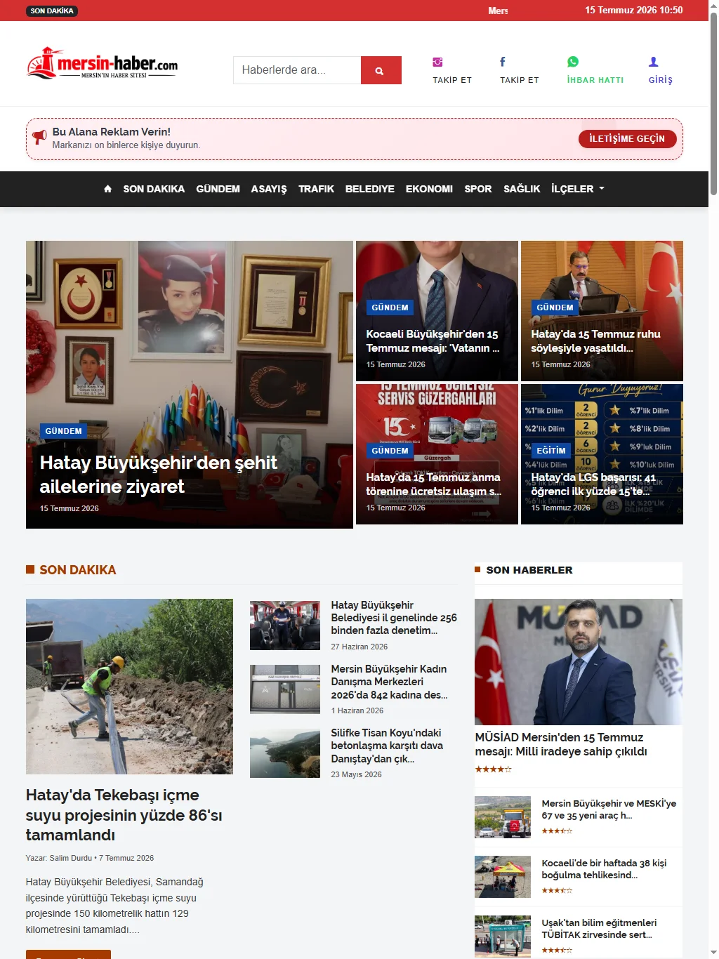 Mersin Haber Tablet