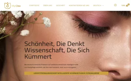 Myclea Cosmetics Desktop