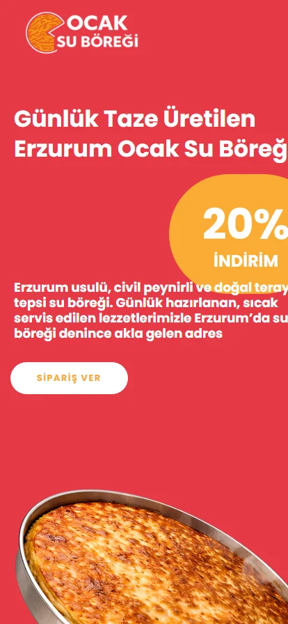 Ocak Su Böreği Mobile