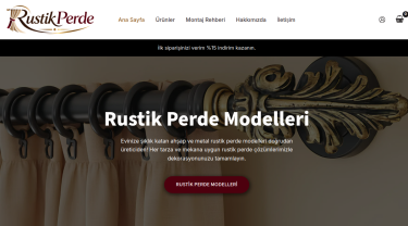 Rustik Perde Mobile