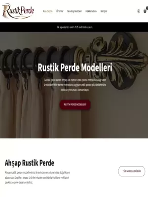 Rustik Perde Tablet