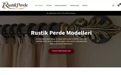 Rustik Perde Desktop