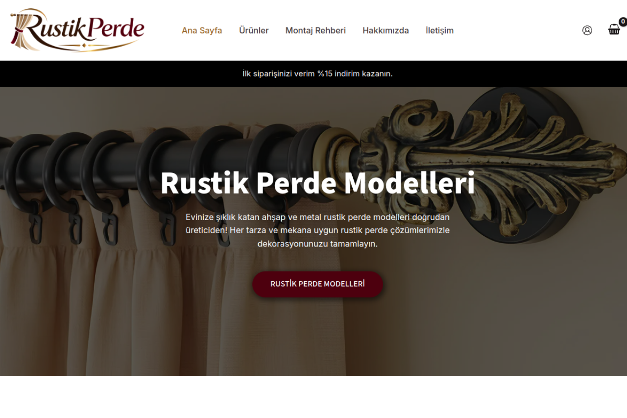 Rustik Perde Desktop