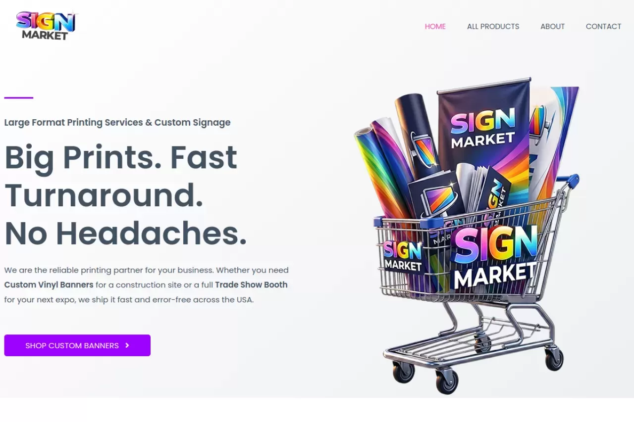Sign Market US Desktop