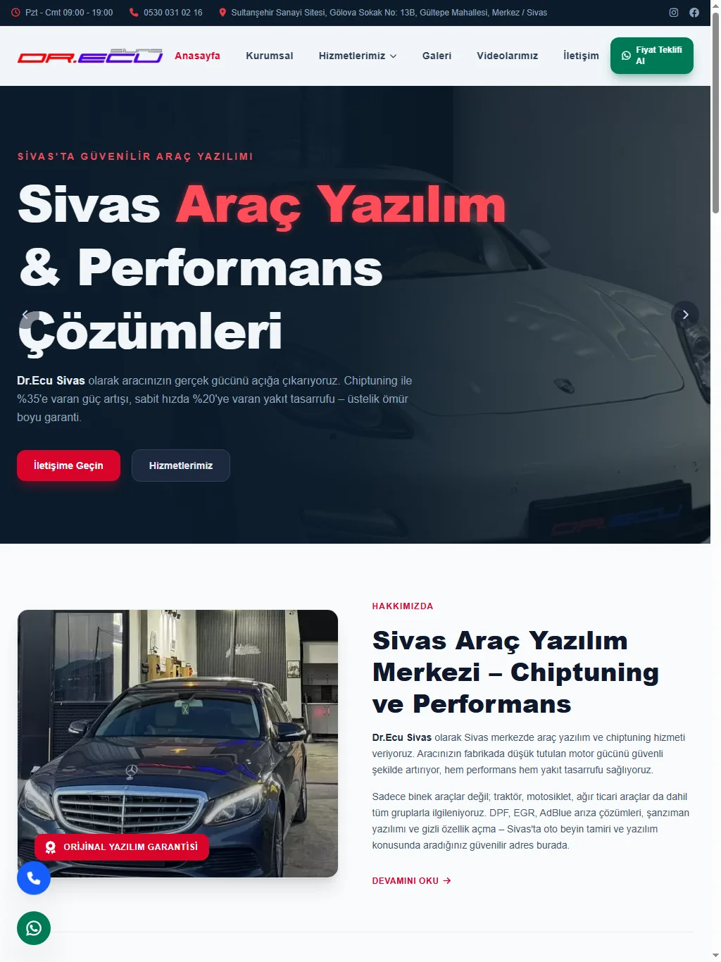 Sivas Araç Yazılım Tablet